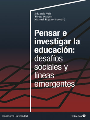 cover image of Pensar e investigar la educación